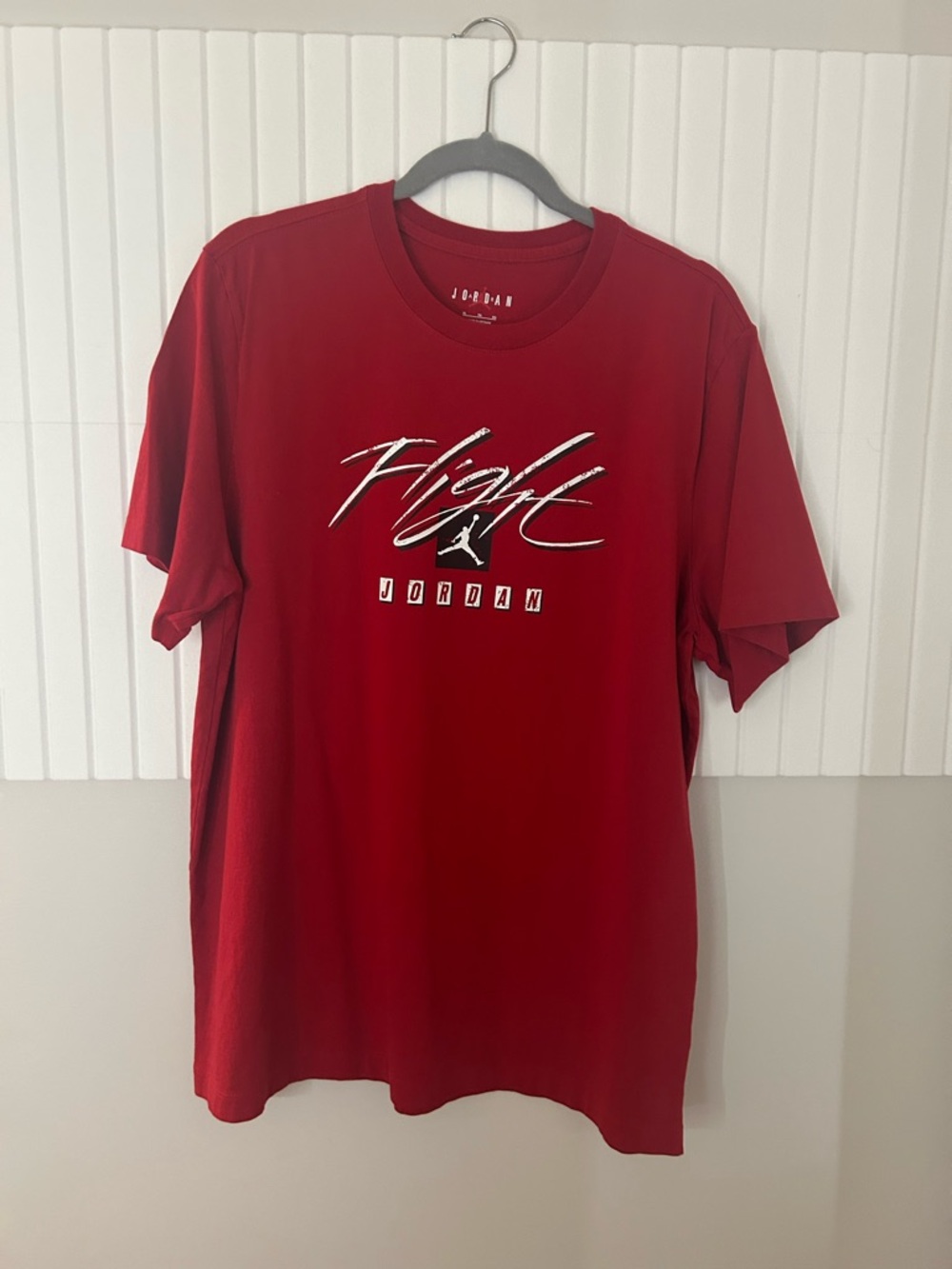 Jordan Red 'Flight' Graphic Short Sleeve Tee